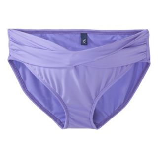 Womens Maternity Twist Front Hipster Swim Bottom   Periwinkle XL