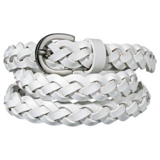 Mossimo Supply Co. Woven Braided Belt   White S