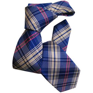 Dmitry Boys Blue Classic patterned Italian Silk Woven Tie (BlueApproximate length: 48 inchesApproximate width: 2.25 inchesCountry of Origin: ItalyMaterials: 100 percent silkCare instructions: Dry cleanModel: DMITRY Boy 11 )
