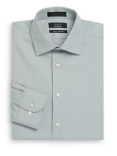 Spread Collar Non Iron Cotton Dress Shirt/Slim Fit   Aby