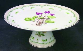 Georges Briard Victorian Gardens Footed Cake Plate, Fine China Dinnerware   Vari