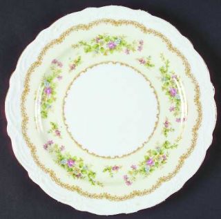 Noritake Mystery #211 Dinner Plate, Fine China Dinnerware   White Embossed Borde