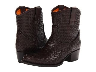 Frye Deborah Woven Short Cowboy Boots (Brown)