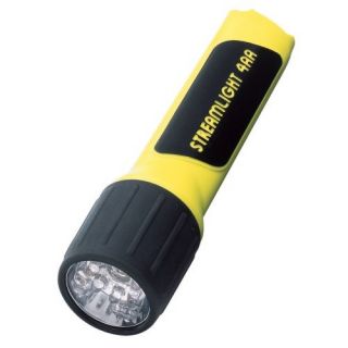 Streamlight 68200 LED Flashlight Propolymer with White LEDs, 4AA Yellow