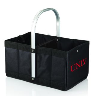 University Of Nevada Las Vegas Rebels Black Urban Picnic Basket (Black/ University of Nevada Las Vegas logoOpen: 8.5 inches high x 9.5 inches wide x 15.8 inches longFolded: 15 inches high x 2.3 inches wide x 10 inches long )