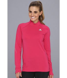 adidas Sequencials Butter Long Sleeve Tee Womens Workout (Pink)