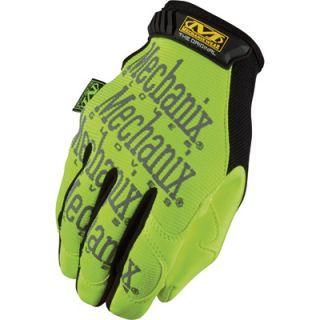 Mechanix Wear Safety Original Glove   Hi Vis Yellow, Large, Model# SMG 91