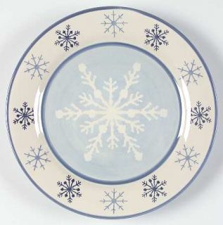 St Nicholas Square Winter Frost Salad Plate, Fine China Dinnerware   Snowflakes