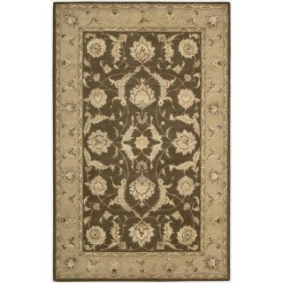 Nourison 3000 Hand tufted Brown Wool Rug (39 X 59)