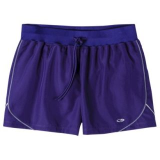 C9 by Champion Womens Woven Running Shorts with Knit Band   Grape Squeeze XS