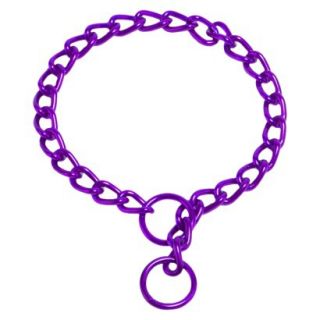 Platinum Pets Coated Chain Training Collar   Purple (22 x 4mm)
