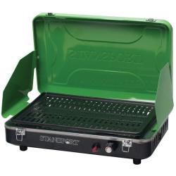 Stansport Green Propane Grill Stove With Piezo Ignition (GreenStove measures: 18 inches wide x 11 inches deep x 5 inches tall )