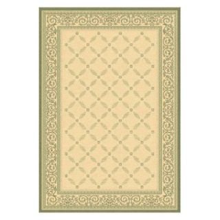 Safavieh Courtyard CY1502 Area Rug Natural/Olive Multicolor   CY1502 1E01 6, 6.