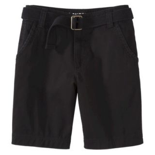 Mossimo Supply Co. Mens Belted Flat Front Shorts   Ebony 26