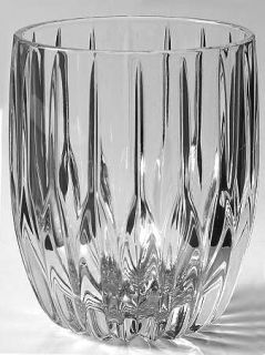 Mikasa Park Lane Double Old Fashioned   Vertical Design On Bowl, Textured Stem