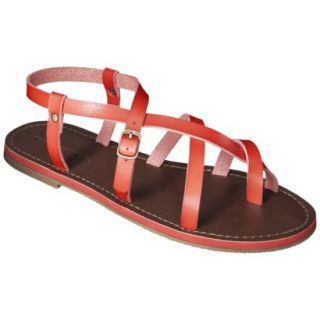 Womens Mossimo Supply Co. Lavinia Gladiator Sandals   Orange 9