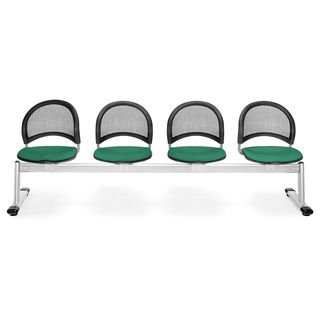Ofm Moon Series Green 4 seat Chair