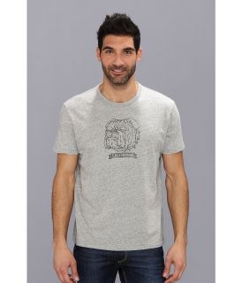 Lucky Brand Bulldog Graphic Tee Mens T Shirt (Gray)