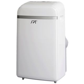 12,000 Btu Portable Heat/ Cool/ Dehumidify Air Conditioner With Remote (WhiteDimensions: 30.12 inches high x 18.39 inches wide x 15.63 inches deep Energy Efficiency Ratio (EER): 8.9Fan speeds: 3 Mode settings: Cooling, heating, dehumidifying, fanWindow ve