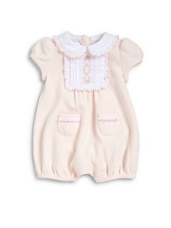 Ralph Lauren Infants Pique Bubble Coverall   Pale Pink