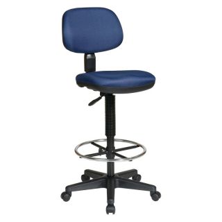 Office Star Worksmart Economical Drafting Chair with Adjustable Footring and