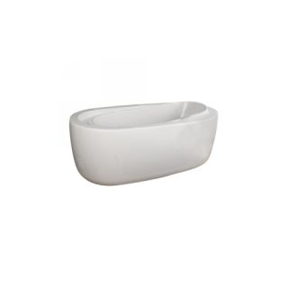 Barclay ATOVN71JF WH Rourke Acrylic Oval Tub, 71