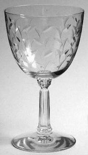 Fostoria Sprite Water Goblet   Stem #6033, Cut #823
