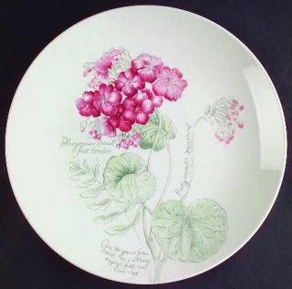 Lenox China Artist Sketchbook Geranium Dinner Plate, Fine China Dinnerware   Pin