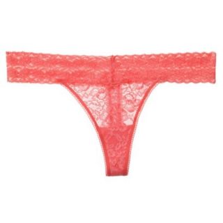Gilligan & OMalley Womens All Over Lace Thong   Fresh Melon S