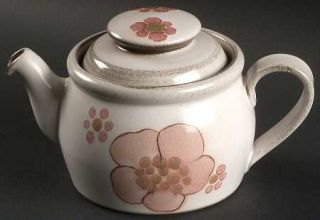 Denby Langley Gypsy Mini Teapot & Lid, Fine China Dinnerware   Lavender & Pink F