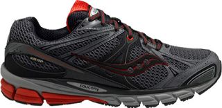 Mens Saucony ProGrid Guide 6 GTX   Grey/Red Running Shoes