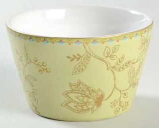 222 Fifth (PTS) Peacock Garden Individual Appetizer Bowl, Fine China Dinnerware