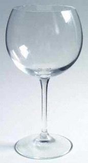 Unknown Crystal Unk4847 Balloon Wine   Plain Bowl, Smooth Stem