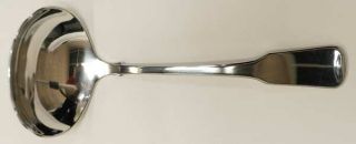 Oneida Sandhurst (Stainless) Gravy Ladle, Solid Piece   Stnls, 1993, Glossy, Usa