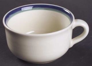 Pfaltzgraff Northwinds Soup Mug, Fine China Dinnerware   Stoneware, Blue & Green