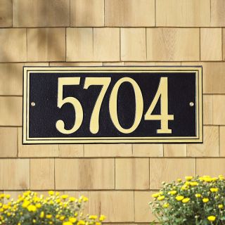 Whitehall 1 line Wall Plaque Bronze/Gold Letters   6106OG, 23.25W x 10H in.