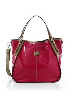 Tods G Line Mini Shopping Bag   Fuchsia Beige