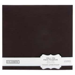 Colorbok Fabric Album   Black (12x12)