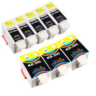 Sophia Global Compatible Ink Cartridge Replacement For Kodak 30 Black And Color (pack Of 8) (Black and colorPrint yield: Up to 670 pages for each black and up to 550 pages for each colorModel: SGKodak30B5C3Pack of: Eight (8) cartridgesWe cannot accept ret