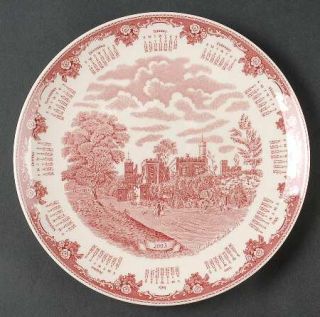 Johnson Brothers Old Britain Castles Pink(No Crown Stamp) 2003 Calendar Plate,