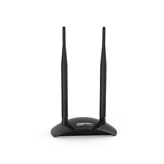 Comfast CF WU7300ND 300Mbps High Power USB Wireless Wifi Adapter Come with 2 Omni Antenna  Black
