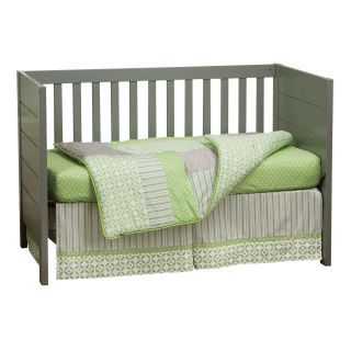 Trend Lab Lauren 3 pc. Baby Bedding, Green/White/Gray, Green/White/Gray