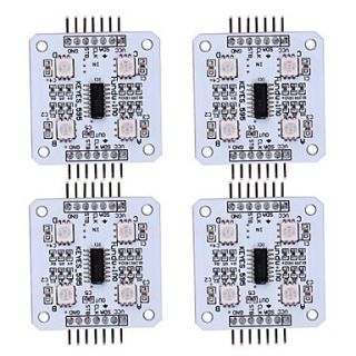 SPI RGB 4 SMD 5050 LED Light Module for Arduino – White (4 PCS)