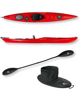 Wilderness Systems Tsunami 145 Deluxe Kayak Package With Rudder