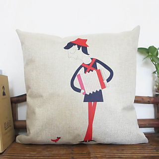Petty Bourgeoisie Life Pattern Decorative Pillow Cover