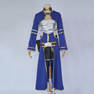Sword Art Online Silica Ink Blue Uniform Cloth Cosplay Costume