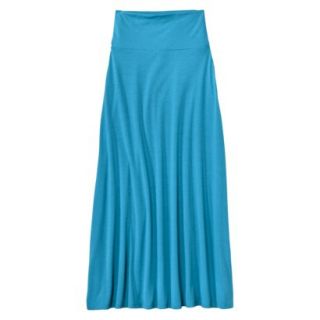 Mossimo Supply Co. Juniors Foldover Maxi Skirt   Portal Blue S(3 5)