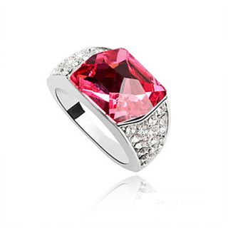Austria Crystal Ring In Sterling Silver   The Time (More Colors)