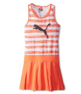 Puma Kids Scrunchie Pleated Dress Girls Dress (Orange)