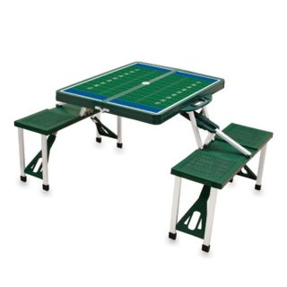 Hunter Green Folding Picnic Table With Football Imprint   811 00 121 981 0